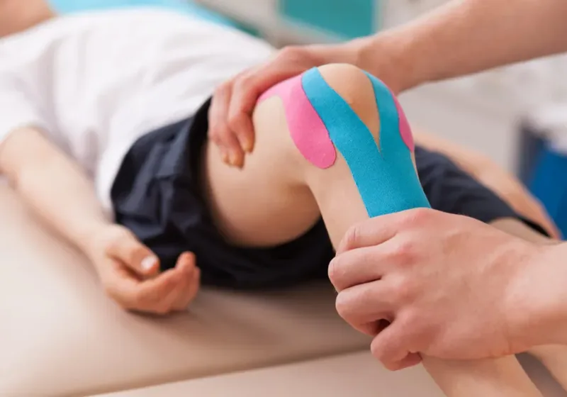 Kinesio taping application