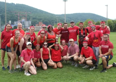 Patrick Tarman with his physical therapy school cohort at Radford University Carilion